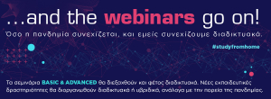 … AND THE WEBINARS GO ON